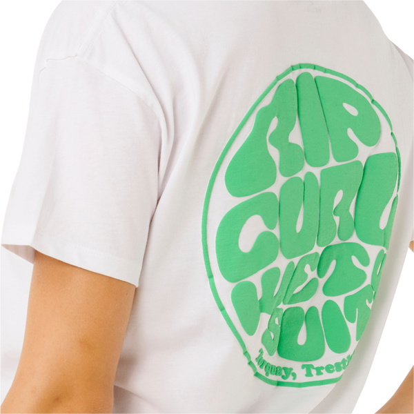 2026 Rip Curl Womens Icons Of Surf Relaxed Tee 0EGWTE - Optical White